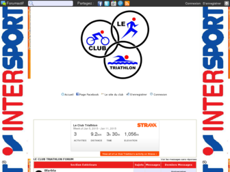 leclubtriathlon.sport-area.net website preview