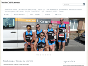 triathlonclubhazebrouck.fr website preview