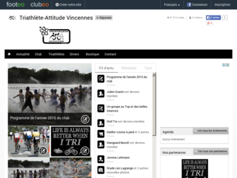 tri-attitude-vincennes.clubeo.com website preview