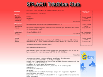 splachtriathlon.com website preview