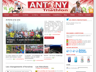 antony-triathlon.fr website preview