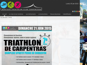 triathlon-carpentras.fr website preview