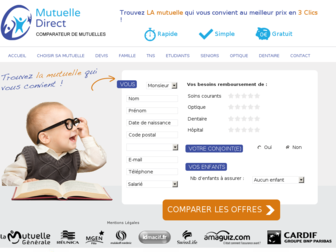 mutuelledirect.net website preview