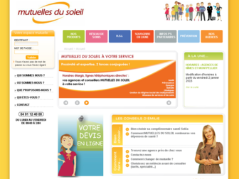 lesmutuellesdusoleil.fr website preview