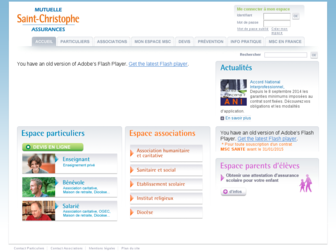 msc-assurance.fr website preview
