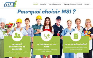 mutuelle-msi.fr website preview