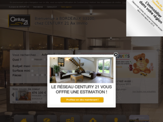 century21-aximmo-bordeaux.com website preview