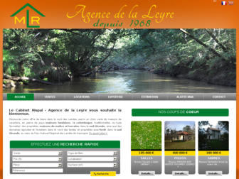 agencedelaleyre.com website preview