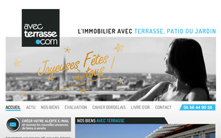 immobilieravecterrasse.com website preview