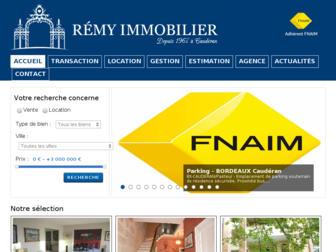 remy-immo.com website preview