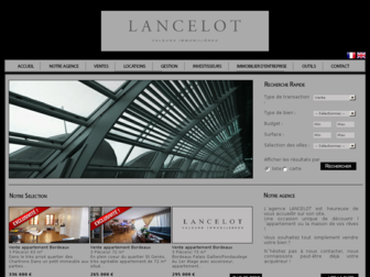 lancelot-immobilier.com website preview