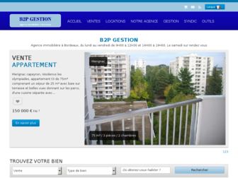 b2pimmobilier.com website preview