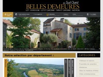 bellesdemeuresdusudouest.com website preview