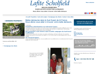 lafitescholfield.fr website preview