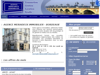 meriadeckimmobilier.com website preview