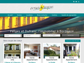 immopetges-dufranc.com website preview
