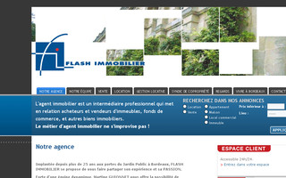 flashimmobilier.fr website preview