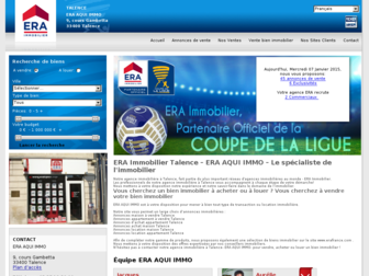 era-immobilier-talence.fr website preview
