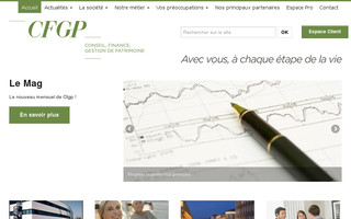 cfgp.fr website preview