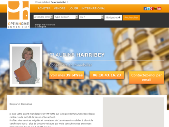 harribey.optimhome.com website preview