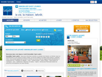 laforet-immobilier-saint-loubes.com website preview