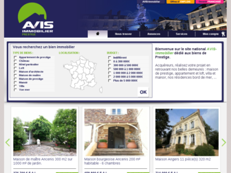 prestige.avis-immobilier.fr website preview