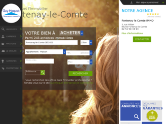 guyhoquet-immobilier-fontenay-le-comte.com website preview