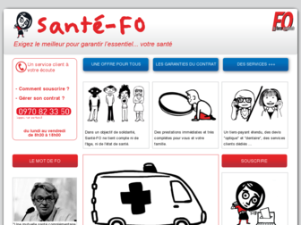 sante-fo.fr website preview