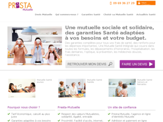 presta-mutuelle.com website preview