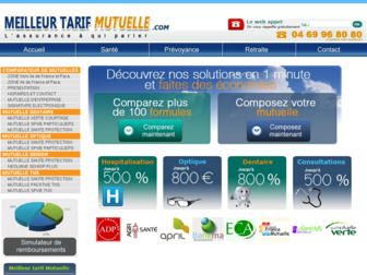 meilleurtarifmutuelle.com website preview