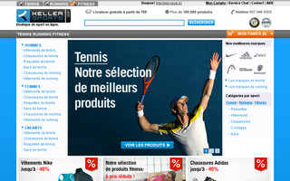 keller-sports.fr website preview