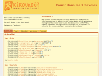savoie.kikourou.net website preview