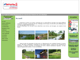 loire-atlantique.ffrandonnee.fr website preview