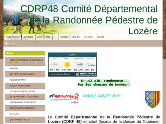 comitedepartementaldelarandonnepedestredelozerecdrp48.com website preview