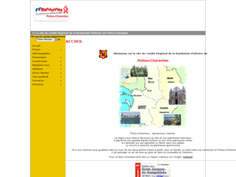 poitou-charentes.ffrandonnee.fr website preview