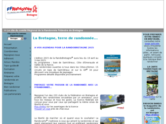 bretagne.ffrandonnee.fr website preview