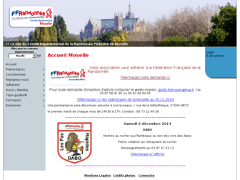 moselle.ffrandonnee.fr website preview