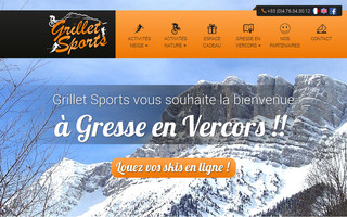 grillet-sports.com website preview