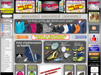 sportsdepot.fr website preview