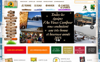 auvieuxcampeur.fr website preview