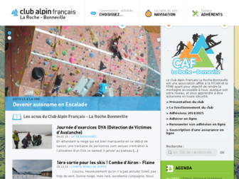 caflarochebonneville.fr website preview