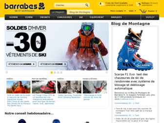 barrabes.fr website preview