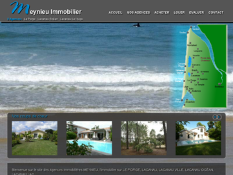 meynieu-immobilier.com website preview