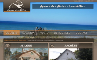 agencedesallees.com website preview