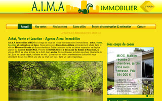 aimaimmobilier.fr website preview