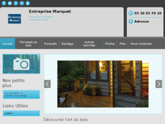 marquet-cap-ferret.fr website preview