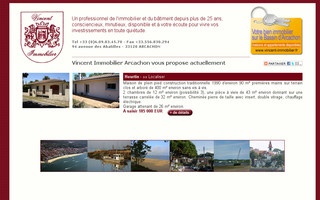 vincent-immobilier.fr website preview