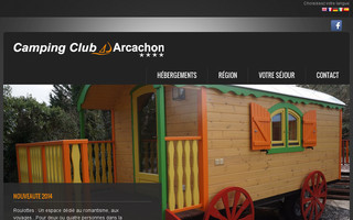 camping-arcachon.com website preview
