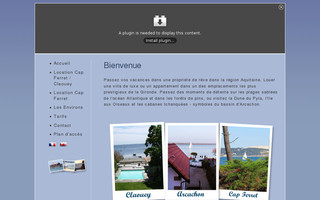 location-arcachon-capferret.com website preview