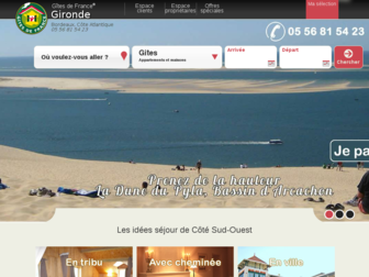gites-de-france-gironde.com website preview